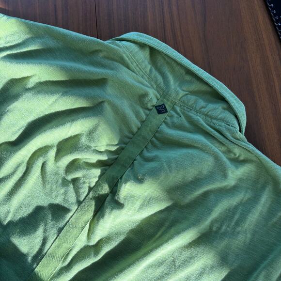 Prana Alessandra Kinley Golf Activewear Dress Green Pintuck Button Bodice XS - Picture 11 of 12